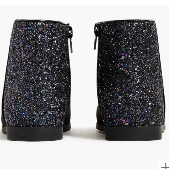 Crewcuts black half glitter boots - Picture 3 of 11